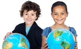 Camp earth globes